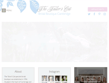 Tablet Screenshot of cambridge-bridalwear.co.uk